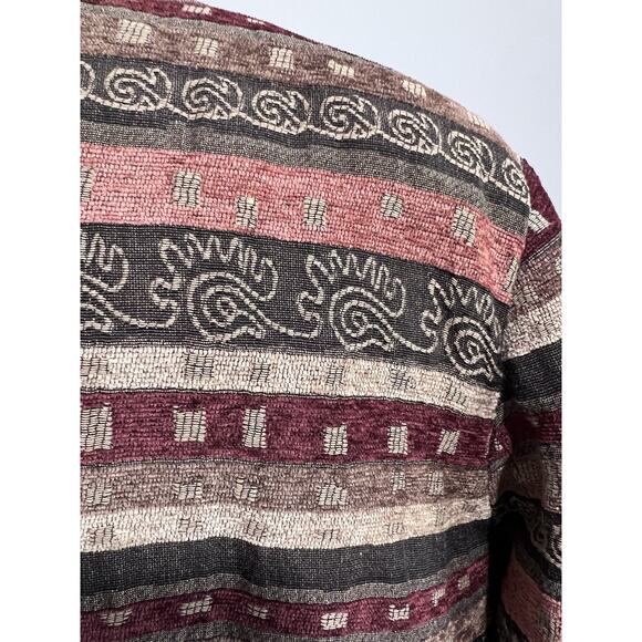 Alfred Dunner Women's Open Tapestry Jacket Western Boho size 14 Desert Colors - Picture 6 of 7